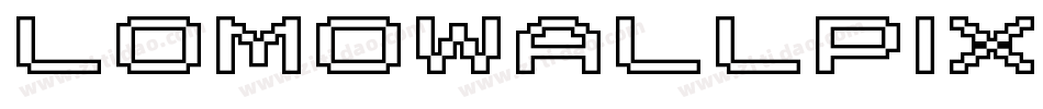 LomoWallPixel LT Std 50字体转换